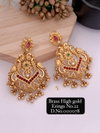 2 Earrings Brass High Gold Jumka Butti Wholesale Price In Surat
